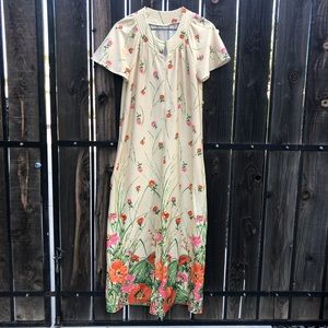 Vintage Floral House Dress